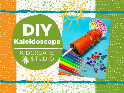 Kidcreate Studio - Ashburn. DIY Kaleidoscope Workshop (4-10 Years)